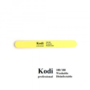 Пилка-баф Kodi Professional 100/180 жёлтая круг